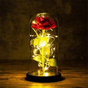 LED Enchanted Galaxy Rose Eternal 24K Gold Foil Flower