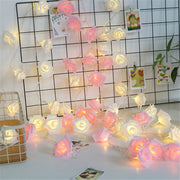 LED Rose Garland