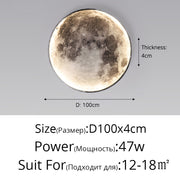 Moon LED Wall Light For Bedroom