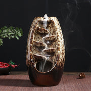 Ceramic Waterfall Incense Burner