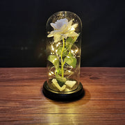 LED Enchanted Galaxy Rose Eternal 24K Gold Foil Flower