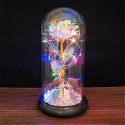 LED Enchanted Galaxy Rose Eternal 24K Gold Foil Flower