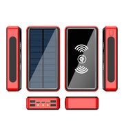 Wireles Solar Power Bank Charger