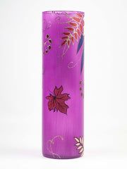 Bright autumn | Art decorated glass vase