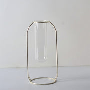 Simple Golden Glass Vase