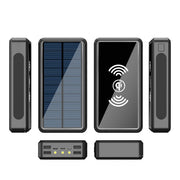 Wireles Solar Power Bank Charger