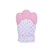 Baby Teether Gloves Squeaky Mitten Toy