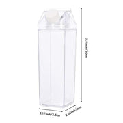 Transparent  Milk Carton-Design Water Bottle