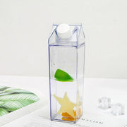 Transparent  Milk Carton-Design Water Bottle