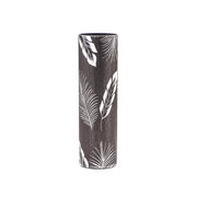 Tropical leaves decorated vase