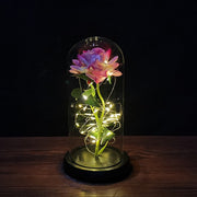 LED Enchanted Galaxy Rose Eternal 24K Gold Foil Flower