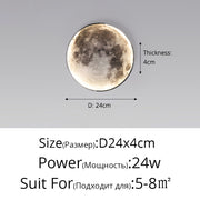 Moon LED Wall Light For Bedroom