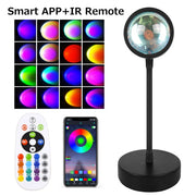 Smart Bluetooth Sunset Projection Lamp Night Light