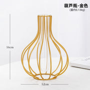 Simple Golden Glass Vase