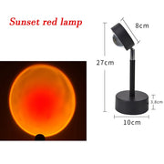 LED Red Sunset Projector Lamp