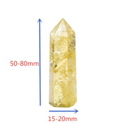 Natural Citrine Yellow Crystal Quartz Wand