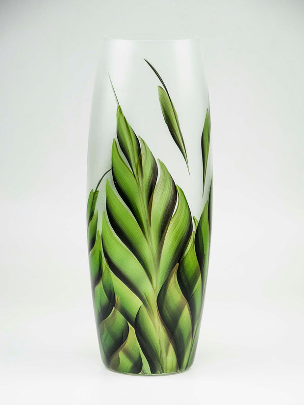 Tropical leaves | Ikebana Floor Vase