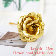 LED Enchanted Galaxy Rose Eternal 24K Gold Foil Flower