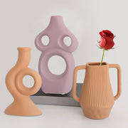 Nordic Morandi Shaped Ceramic Vase Flower Vase