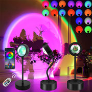 Smart Bluetooth Sunset Projection Lamp Night Light