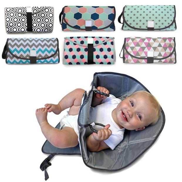 3-in-1 Clean Hands Folding Diaper Bag